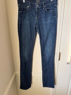 Citizens Of Humanity Indigo Ava Low Rise Straight-Leg Jeans Size 29